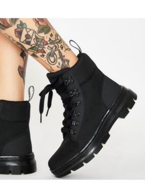 Like New Dr. Martens Black Combs Boots